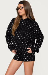 POLKA DOT HOODIE