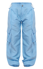 LIGHTWEIGHT SHELL LOW RISE CARGO'S-SKY BLUE
