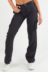 CARGO PANT TROUSER-BLACK