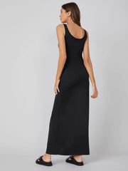 SOLID TANK DRESS