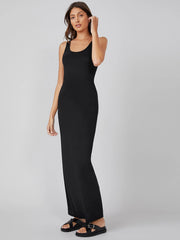 SOLID TANK DRESS