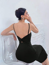 BACKLESS BOWKNOT STRAP DRESS