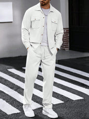 MEN'S FLEECE CASUAL 2PCS SET