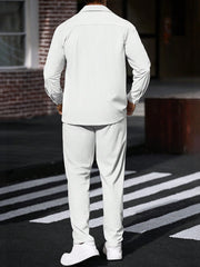 MEN'S FLEECE CASUAL 2PCS SET