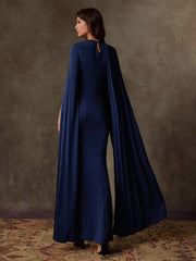 WOMEN'S ELEGANT DOLMAN SLEEVE BODYCON DRESS