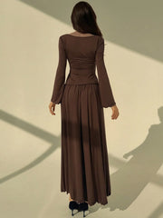 OVERSIZED A-LINE SKIRT WITH TOP