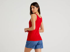 WOMEN BAMBOO CAMI TOP- RED