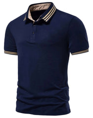 MEN STRIPPED POLO SHIRT