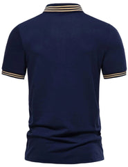 MEN STRIPPED POLO SHIRT