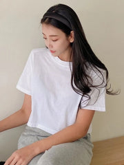 SOLID STAND NECK TEE