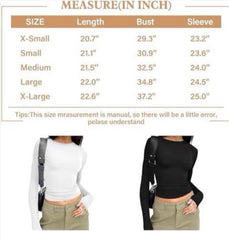 LONG SLEEVES CREWNECK T SHIRT