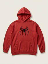ACID WASHED EMBROIDERED SPIDEY HOODIE