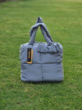 Large Square Puffy Hand Bag With Handle