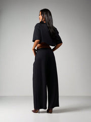 CROP TOP AND WIDE LEG COORD