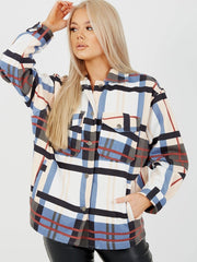 OVERSIZED NUDE CHECK SHACKET